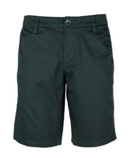 ARMANI EXCHANGE Green Belt Loop Shorts for men