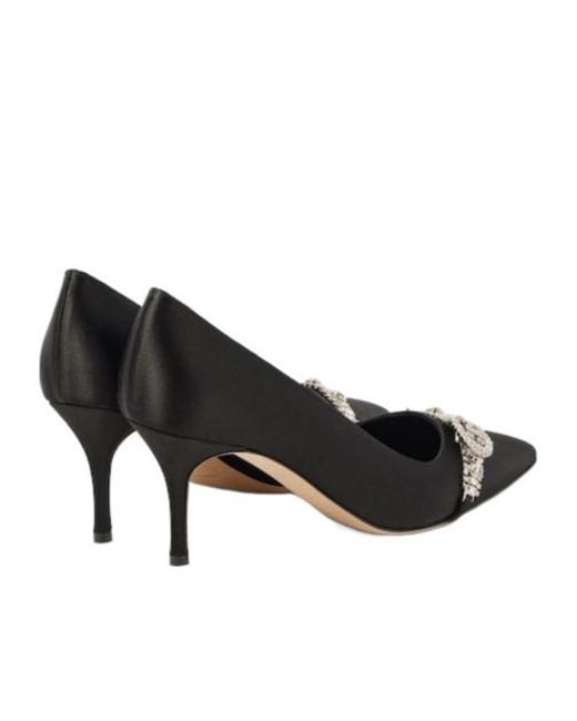 Manolo Blahnik Black Elegant High Heels