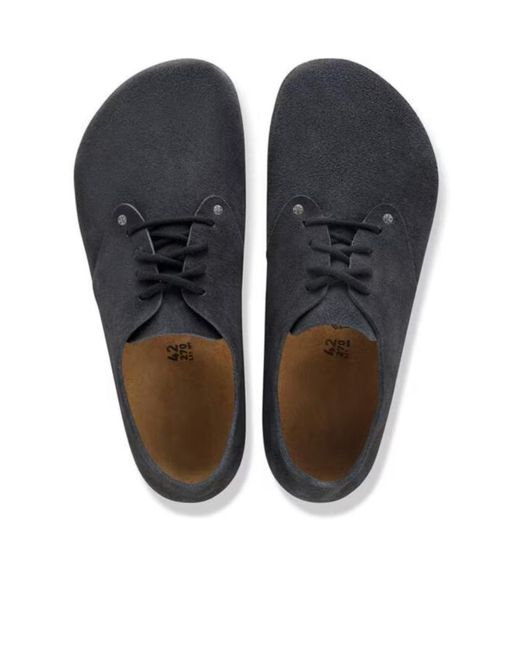 Birkenstock Black Maine Lace-Up Shoes for men