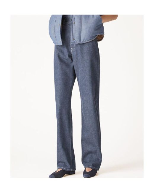 Loro Piana Blue Belt-Loop Jeans