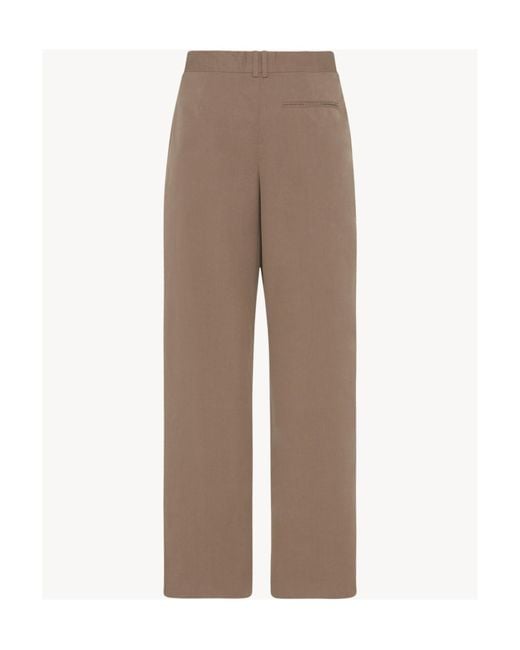 The Row Brown Alfidis Wide-Leg Pants