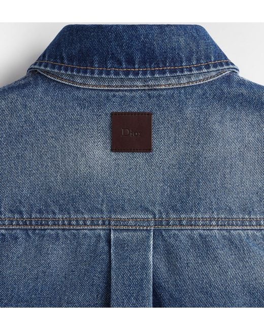 Dior Blue Overshirt for men