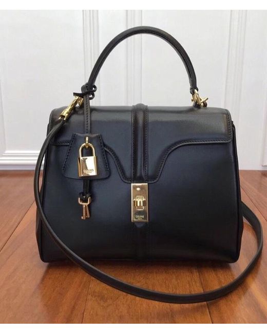 Céline Black Classique 16 Bag