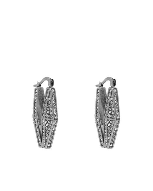 Jimmy Choo Metallic Embellished Chain Earrings