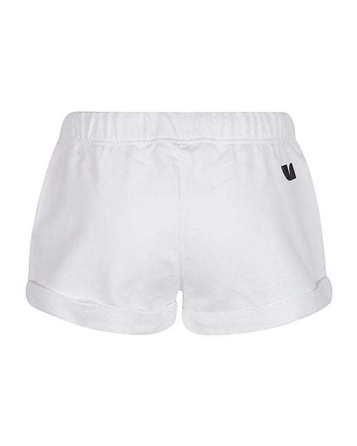 IRO White Drawstring Waist Shorts