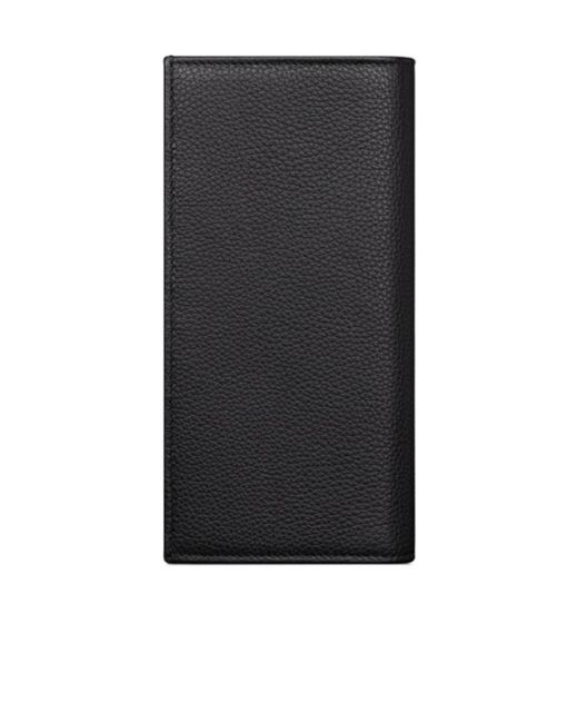 Dior Black Saddle Long Vertical Wallet for men