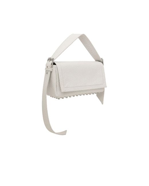 Alexander Wang White Ricco Flap Bag