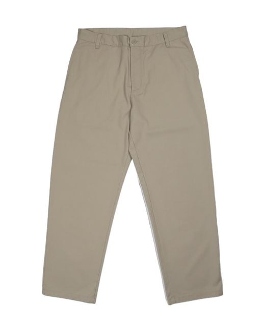 Carhartt Gray Button-Fly Trousers for men