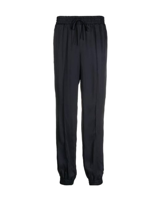 Jil Sander Blue Drawstring Track Pants