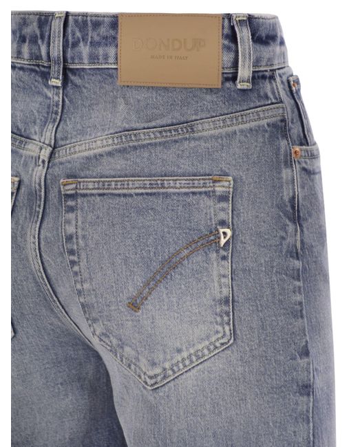 Dondup Gray Beatrix 5-Pocket Jeans