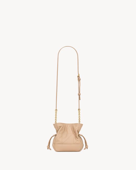 Saint Laurent Metallic Jamie Mini Lambskin Shoulder Bag