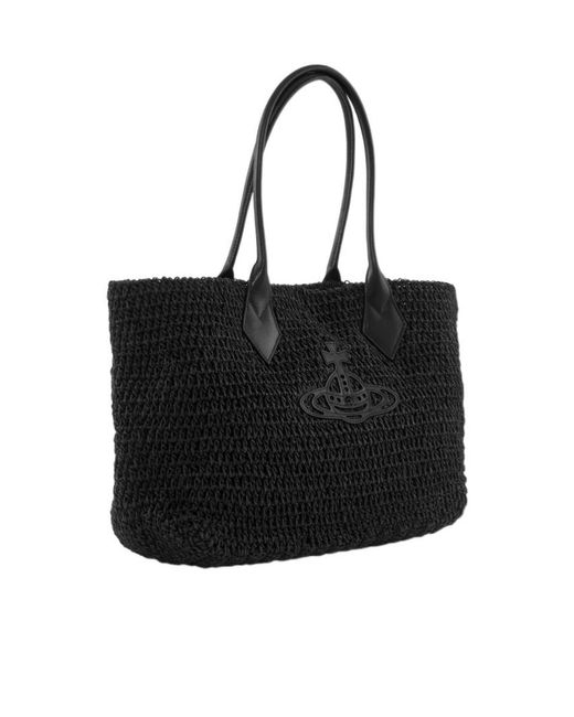 Vivienne Westwood Black Alana Small Tote