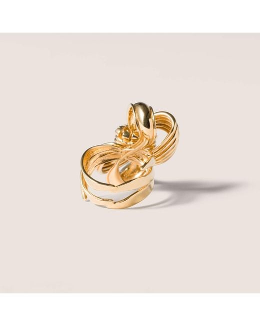 Miu Miu Metallic Metal Ring
