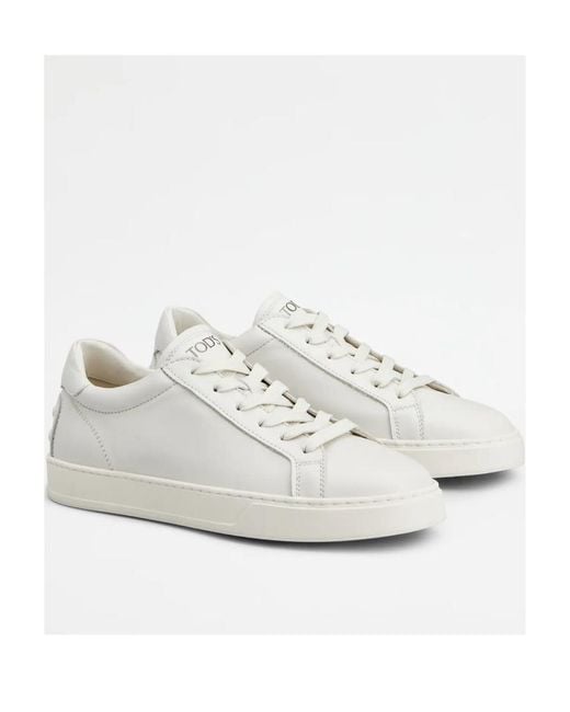 Tod's White Xxm04L0Hz40Jus Allacciata Cassetta 04L Sneaker for men