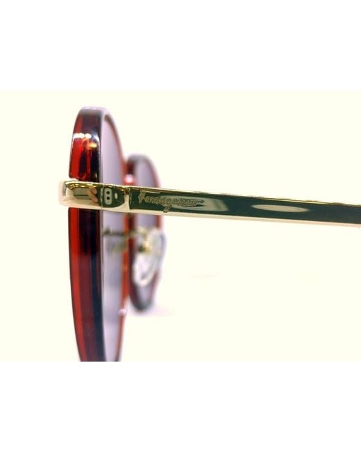 Ferragamo Multicolor Logo Sunglasses