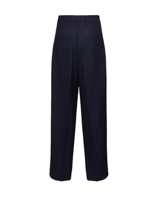 Jacquemus Blue Belt Loops Slacks for men