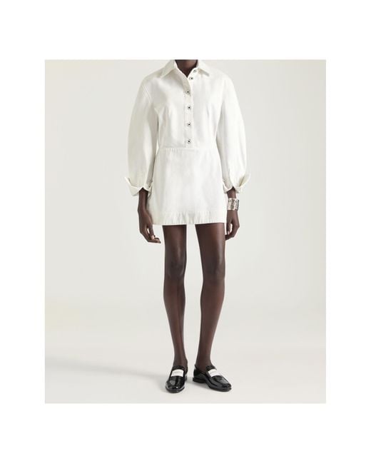 Givenchy White Denim Dress