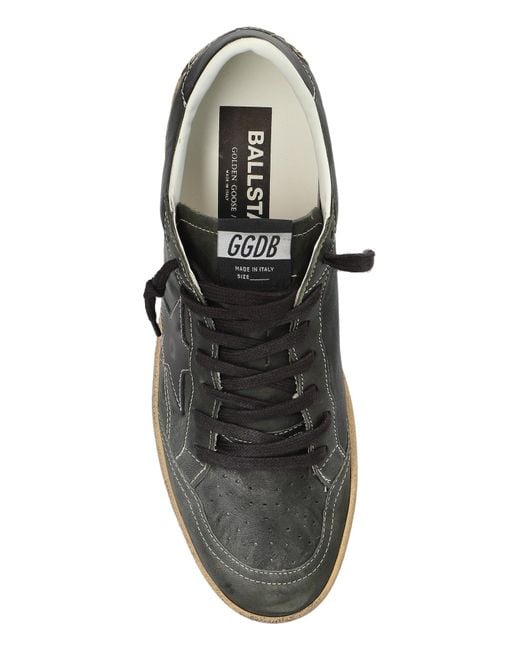 Golden Goose Deluxe Brand Brown Ball Star Low-Top Sneakers for men