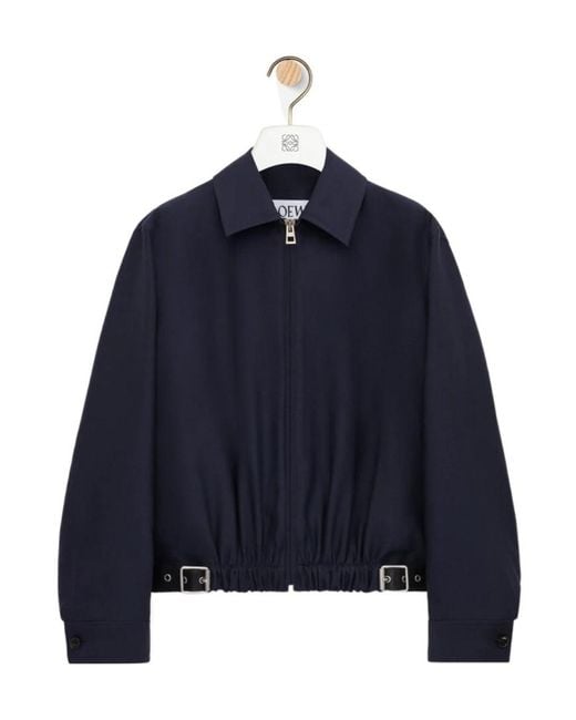 Loewe Blue Belted Jacket