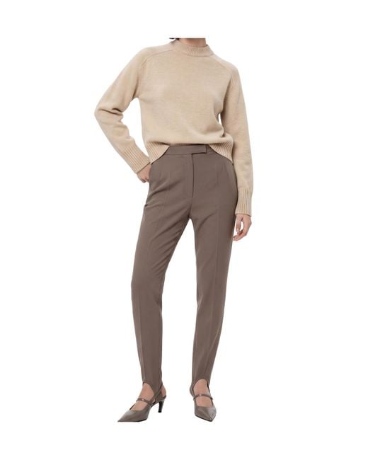 Soeur Natural Ribbed Knit Sweater