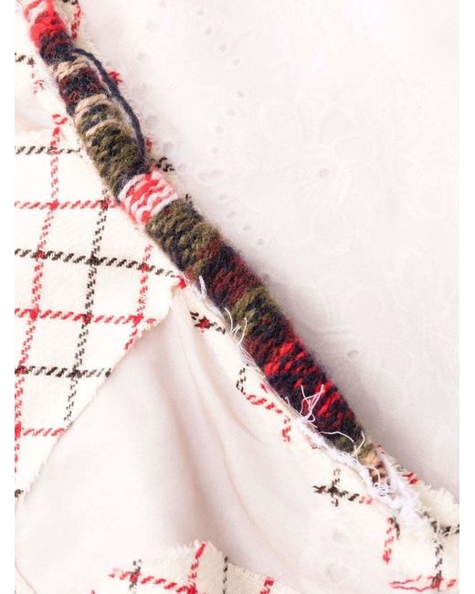 Maison Margiela Multicolor Spliced Cardigan Dress