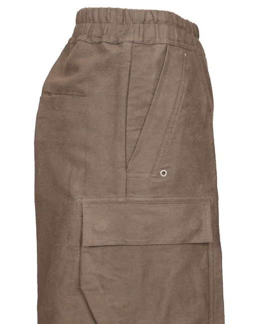 Rick Owens Brown Cargobelas Wide-Leg Pants for men