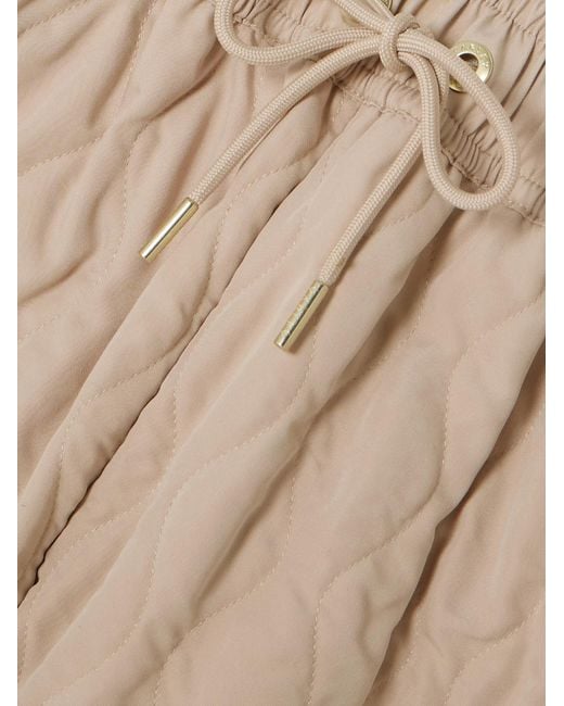 Varley Natural Catrine Quilted Shorts