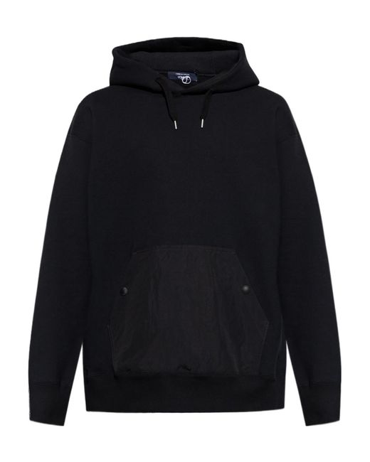 Comme des Garçons Blue Cotton Hoodie for men