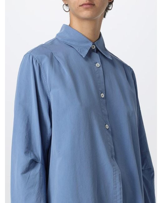 Our Legacy Blue Machine Longline Shirt Dress