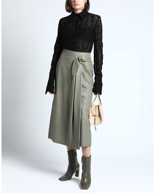 Sportmax Black Solid Color Knitted Shirt