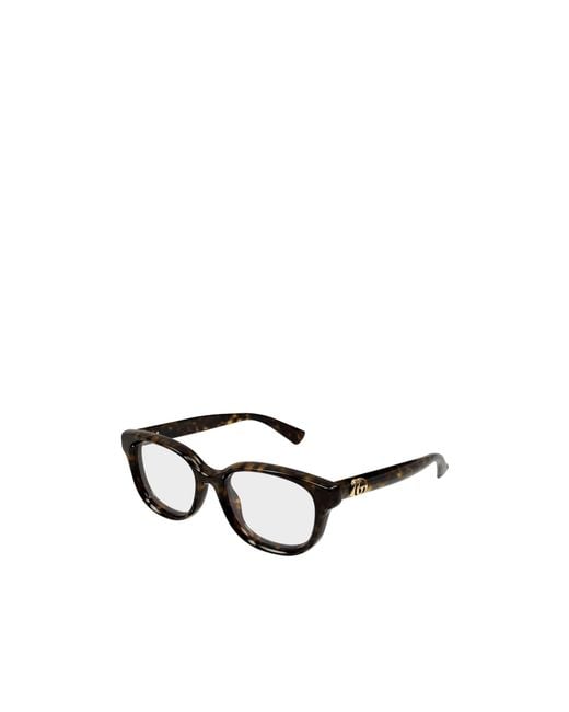 Gucci White Eyewear Square Frame Glasses