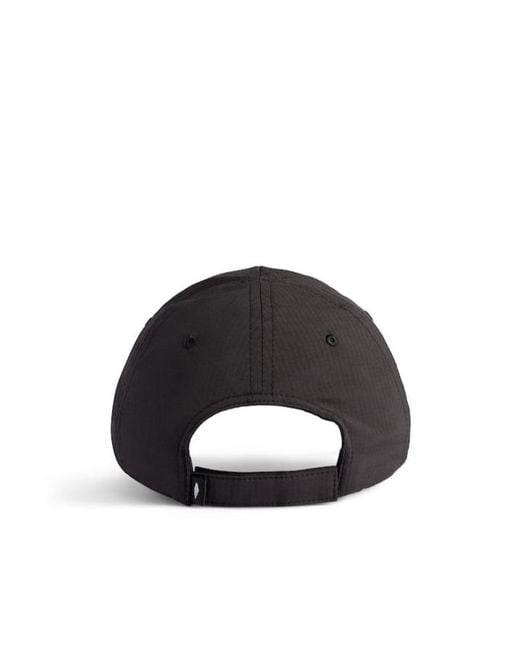 Balenciaga Black Logo Embroidered Cap for men