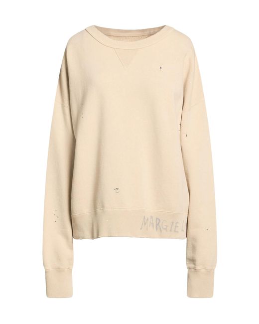 Maison Margiela Natural Long Sleeves Sweatshirt