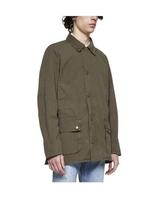 Barbour Green Ashby Casual Jacket for men