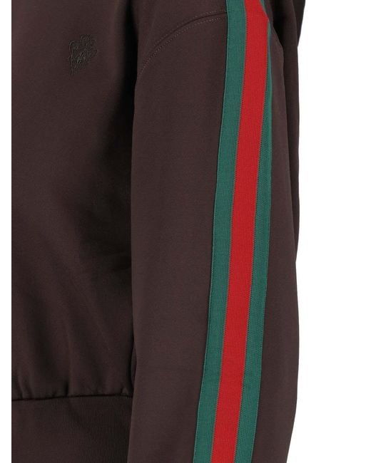 Gucci Black Long-Sleeve Hooded Sweatshirt