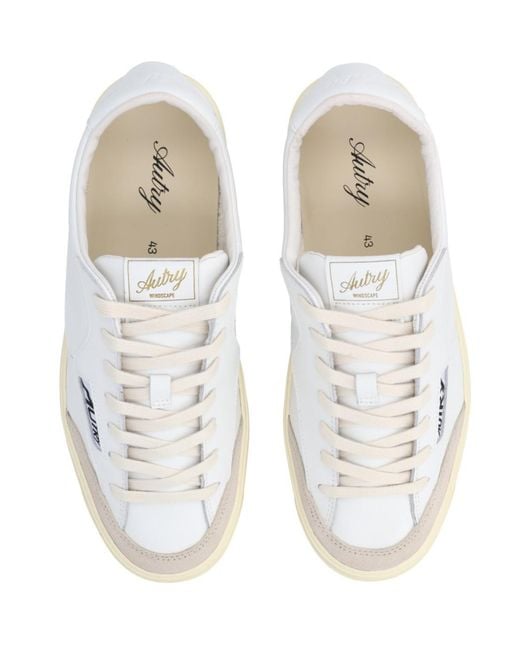 Autry White Windscape Low Sneakers for men