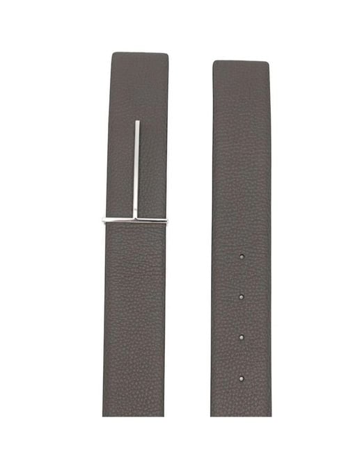 Tom Ford White Slim T Reversible Belt for men