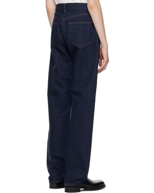 The Row Blue Straight Leg Berty Jeans