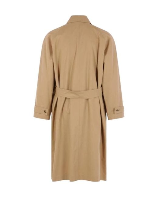 The Row Natural Button Detailed Long Coat for men