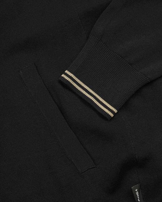 Armani Jeans Black Logo Baseball Jacket for men