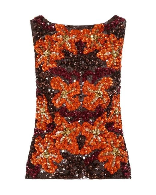 P.A.R.O.S.H. Red Sleeveless Vest