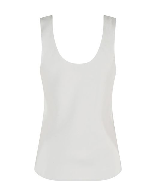 Seventy White Crew Neck Vest