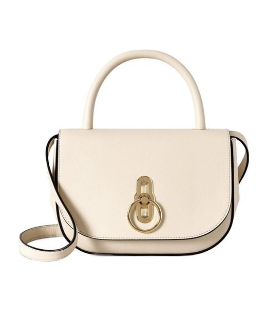 Mulberry Natural Solid Color Crossbody Bag