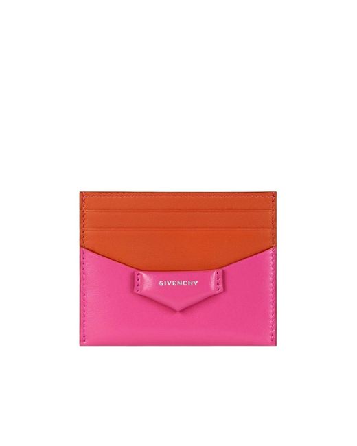 Givenchy Pink Antigona Card Holder