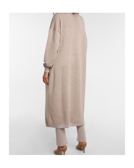 Magda Butrym Natural Wool-Blend Cardigan