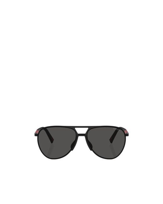 Prada Linea Rossa Multicolor Prada Eyewear Aviator Sunglasses for men