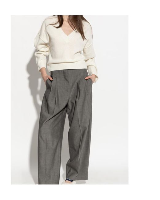 Officine Generale White Cashmere Knitwear