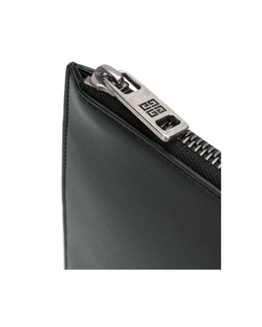 Givenchy Black Large Logo Print Pouch for men