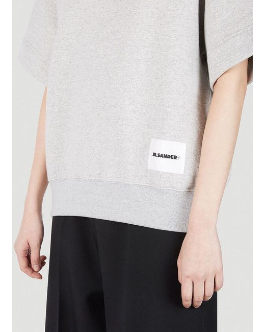 Jil Sander White Sweatshirt