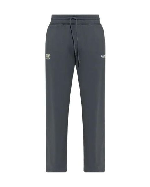 AllSaints Blue Emblem Logo Joggers